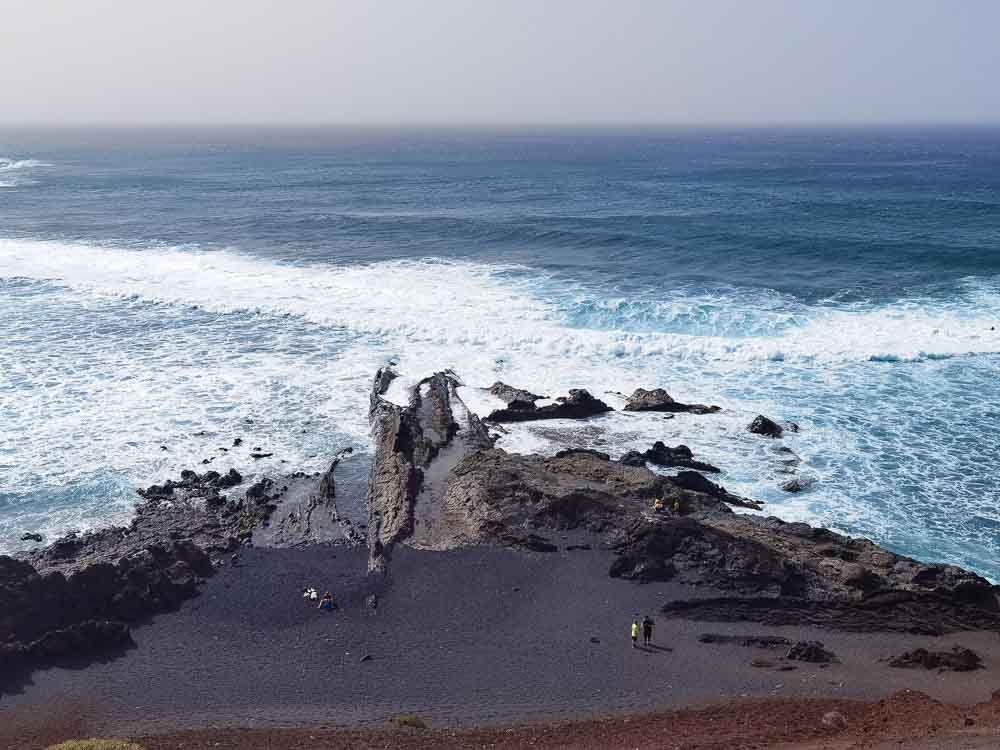 Lanzarote: El Golfo divoký Atlantic pod Timanfayou