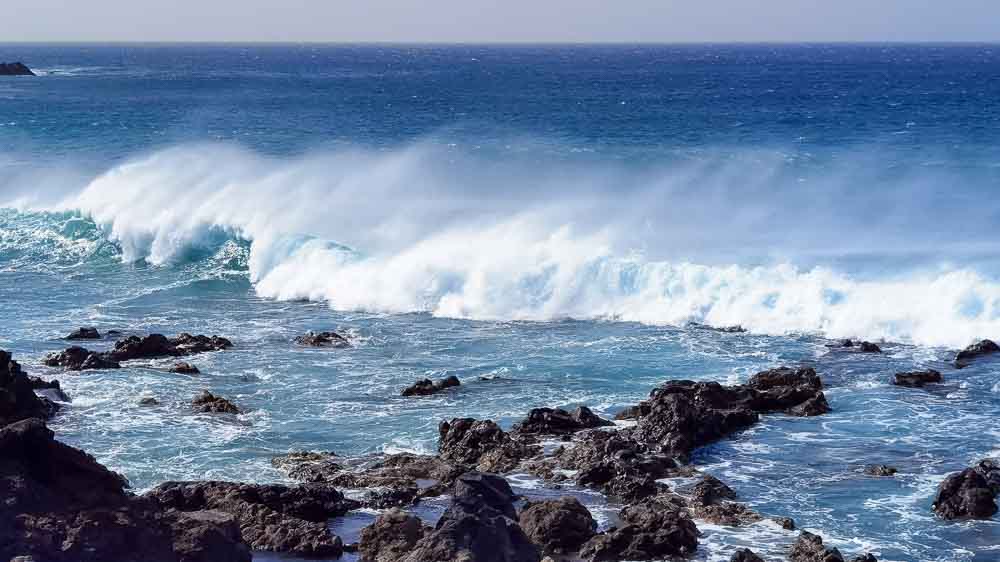 Lanzarote: El Golfo divoký Atlantic pod Timanfayou