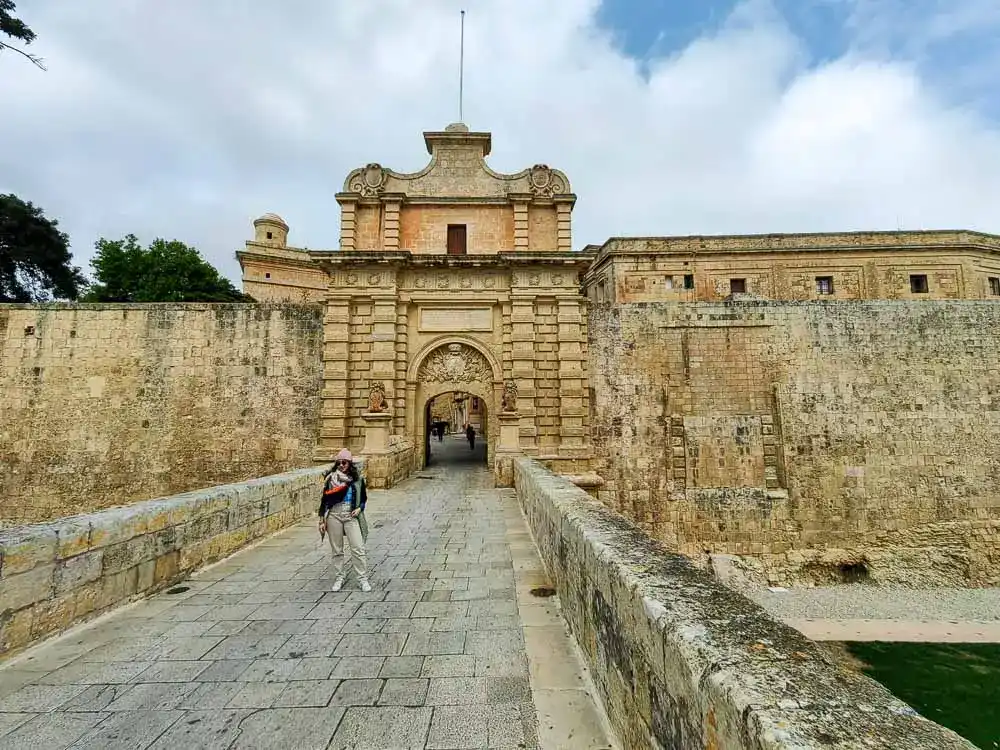 Mdina tiché mesto Malty