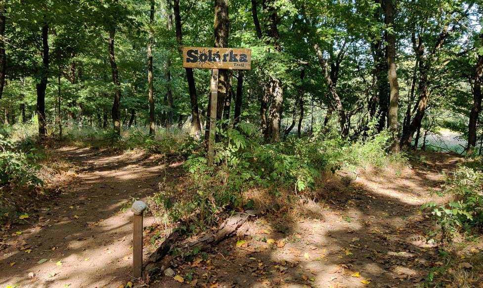 Solárka, nový MTB singletrail medzi Trstínom a Bukovou