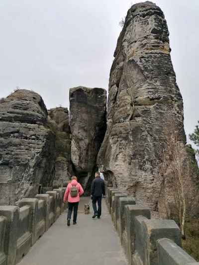Ruina hradu Felsenburg Neurathen