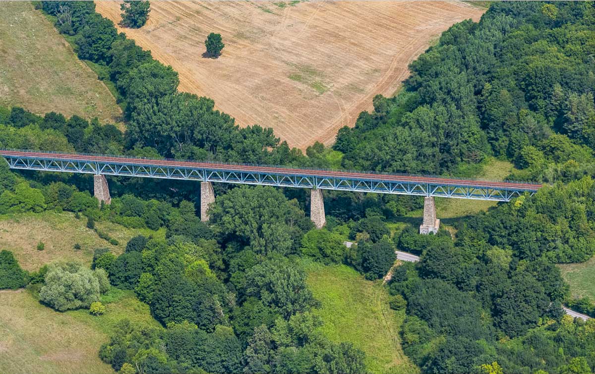 Stará turá, Papradský viadukt (most)
