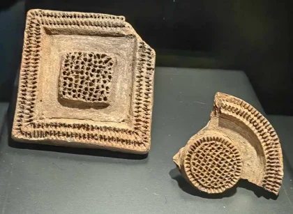 Archeologické artefaky v múzeu Galdár