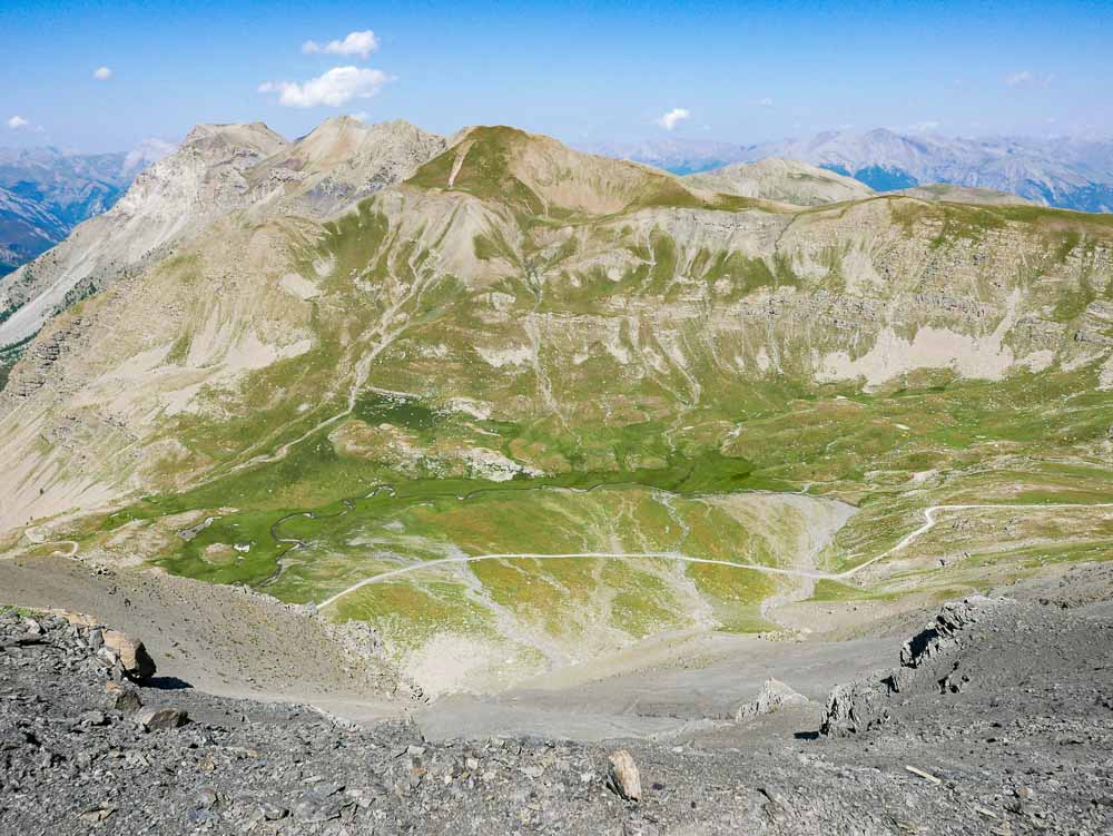 Pohľad z Cime de la Bonette