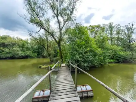 pontón cez Párnické rybíky