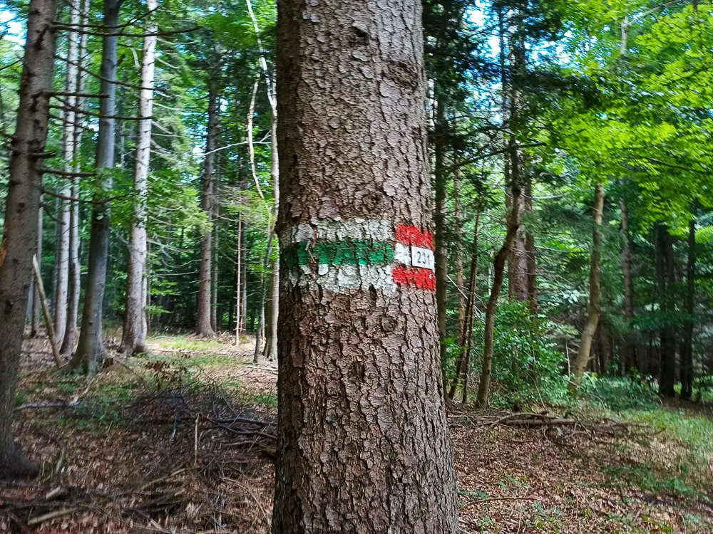 Turistické značenie v Hohe Wand