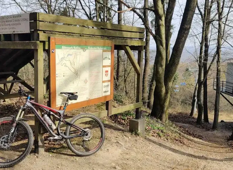 Singletrail Blue Trail na Kolibe
