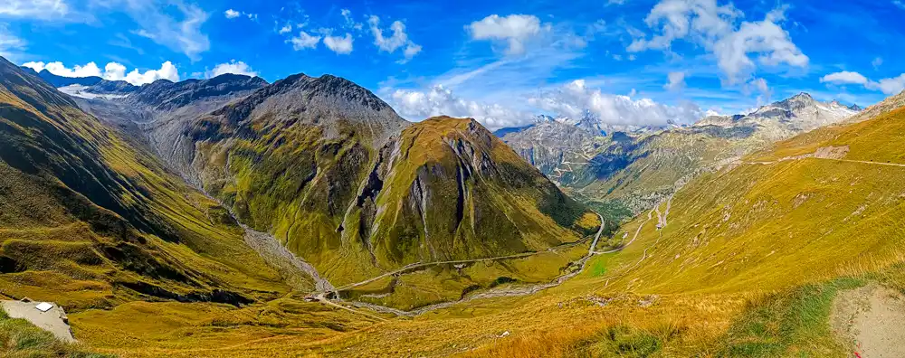 Furka pass panoráma