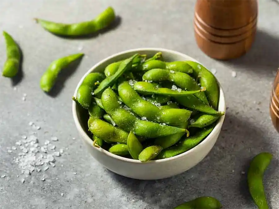 Edamame struky v prirodzenom stave
