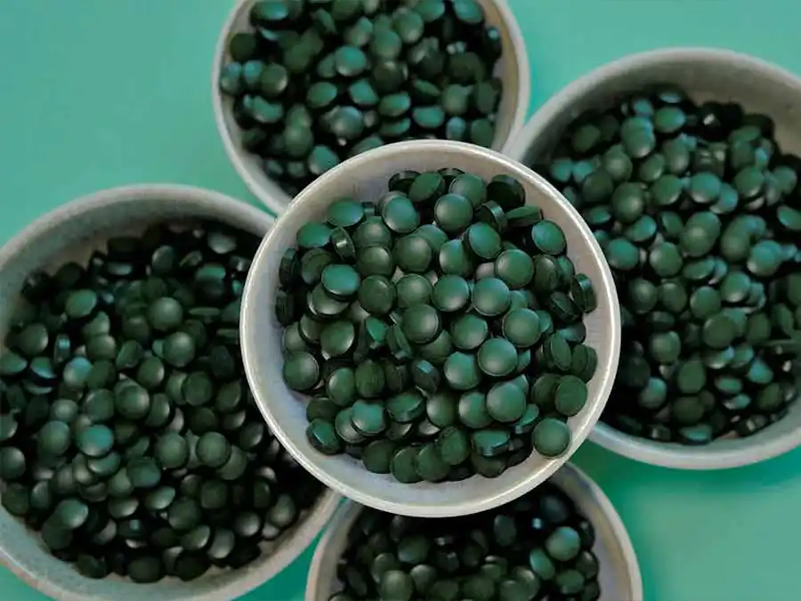 Spirulina riasy v prášku