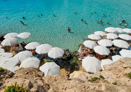 Blue Lagoon na ostrove Comino a Gozo