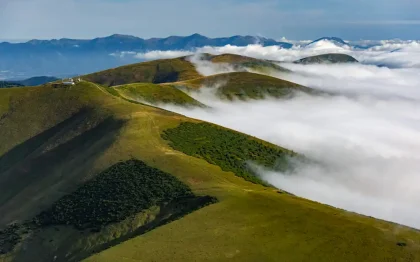 Ružomberok a okolie z neba