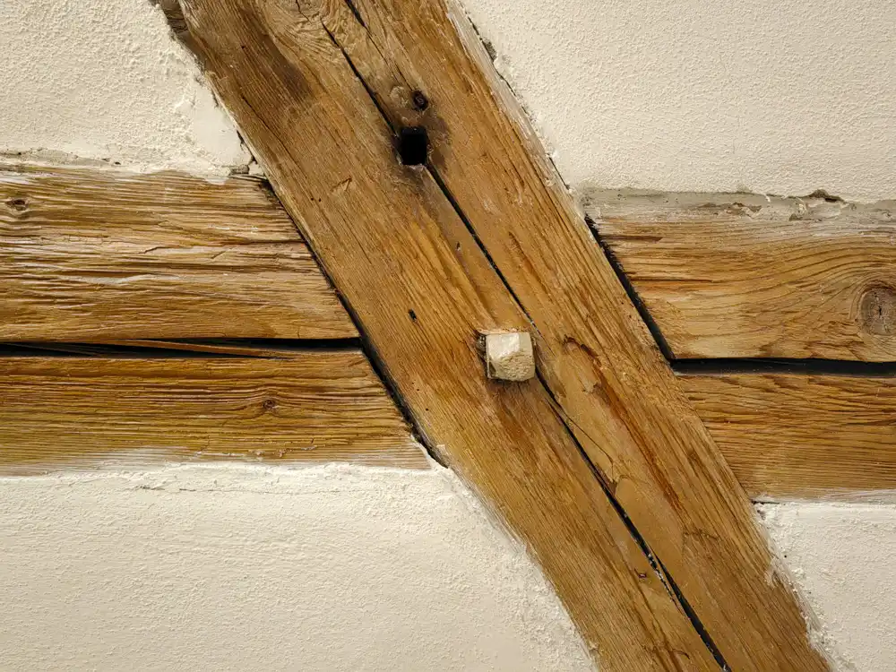 Salajná Detail drevenej väzby