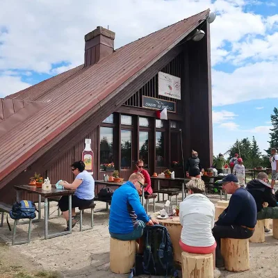 Krkonošské boudy pod Sněžkou