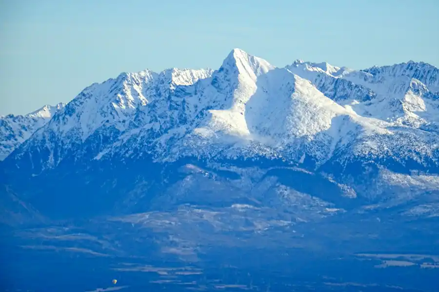 Výhľad na Tatry z Chopku