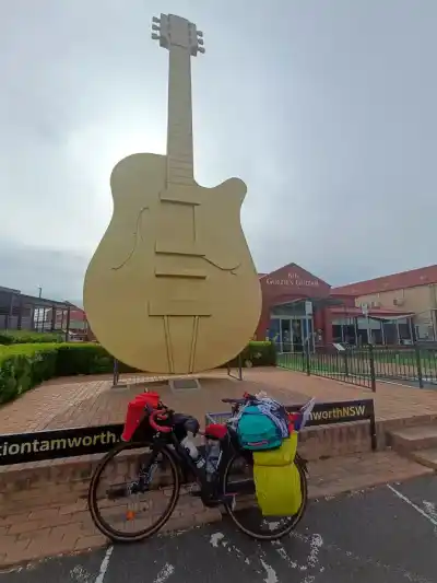 Hlavné mesto coutry music. Tamworth, New South Wales.