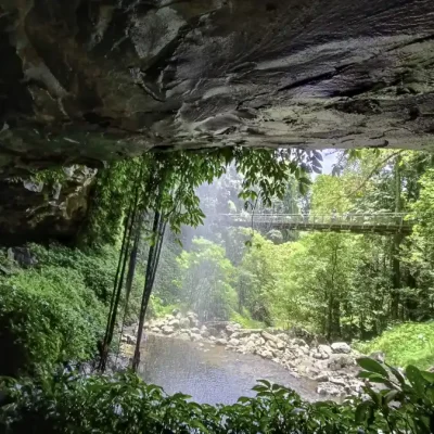Bicyklom naprieč Austráliou: Waterfall road, okolo vodopádov