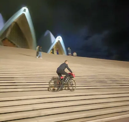 Posledné kilometre na bajku v Sydney