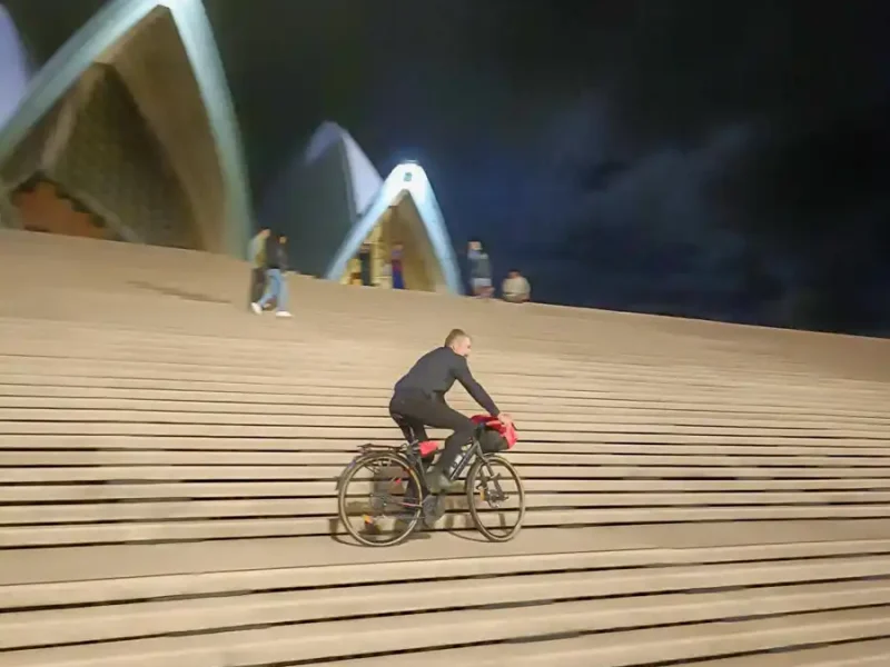 Posledné kilometre na bajku v Sydney