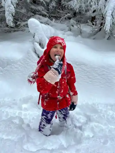 S deťmi na Veľký Javorník