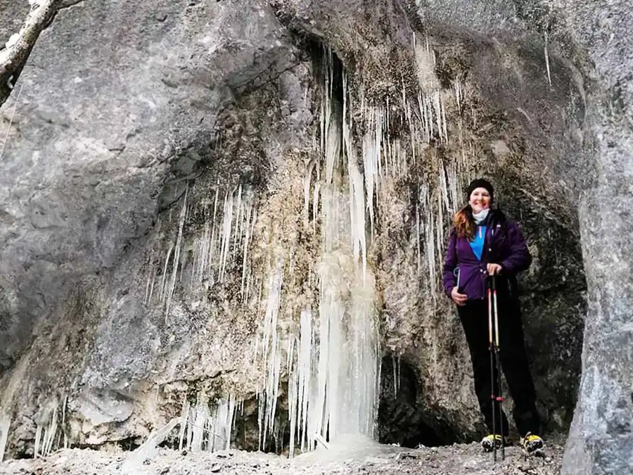 Kláštorná roklina: Zimný prechod Slovenským rajom