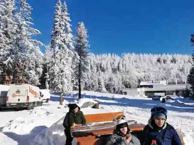 Pauza medzi lyžovačkou