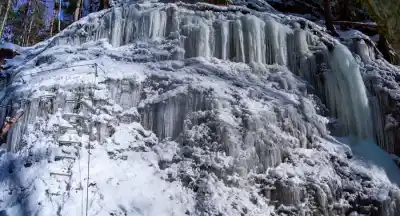 Zimná Tiesňava Čertova dolina