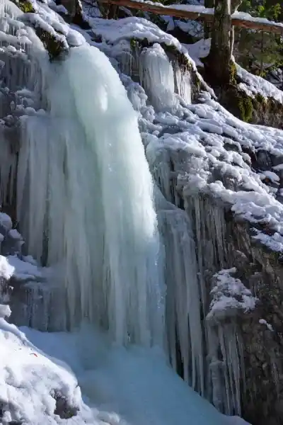 Zimná Tiesňava Čertova dolina