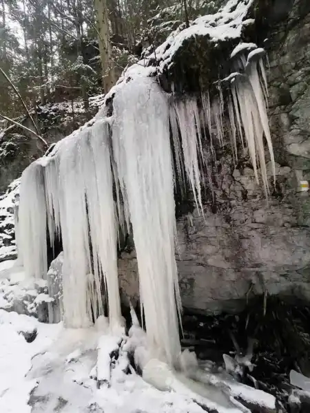 Zimný prechod roklinou Piecky