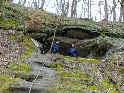 Výhľad z jaskýň Tesárske Dúpence