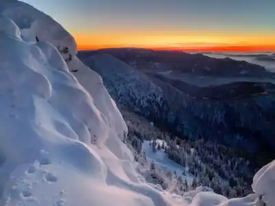 Zostup z hrebeňa Malej Fatry