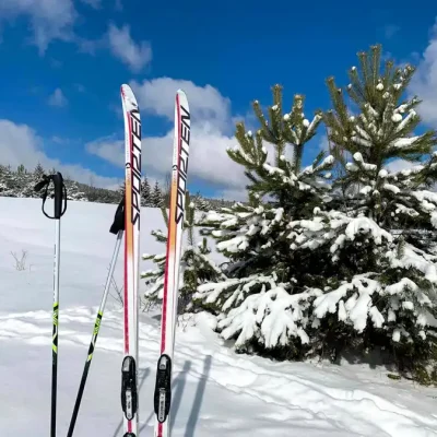 Prechod piatimi hoľami na bežkách