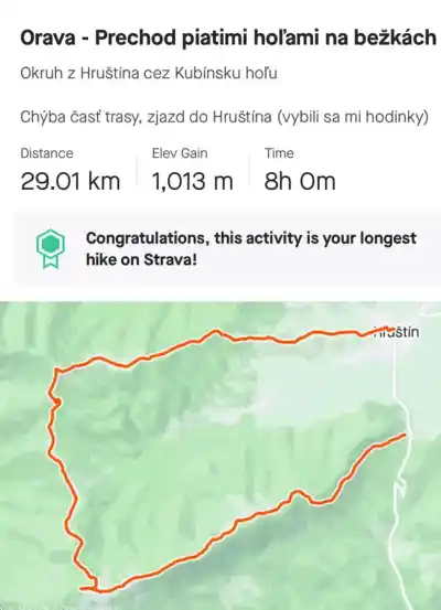 Prechod piatimi hoľami na bežkách