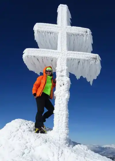 Ďumbier kríž v zime