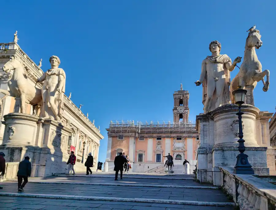 Michelangelove schody na Capitol