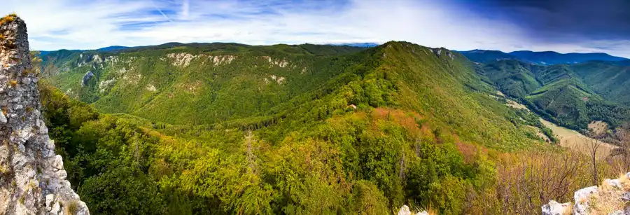 Panoráma z Muránskeho hradu