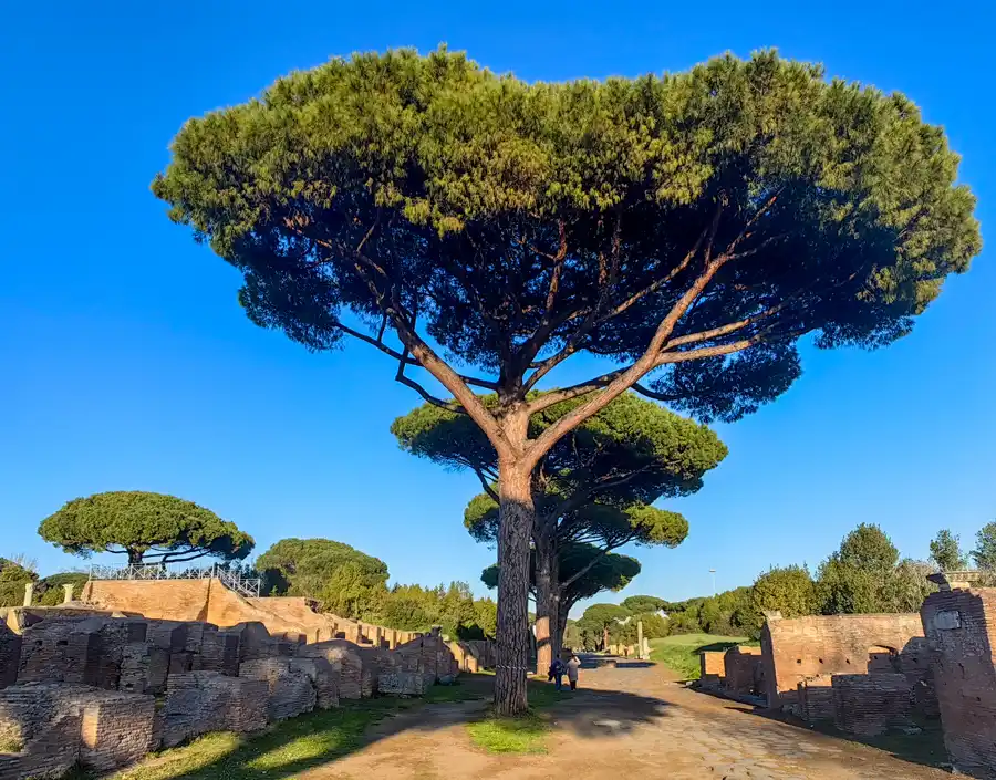 Archeo park Ostia Antica hlavná cesta Via della Foce