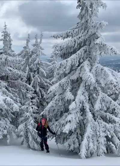 Výstup z Oravskej Polhhory