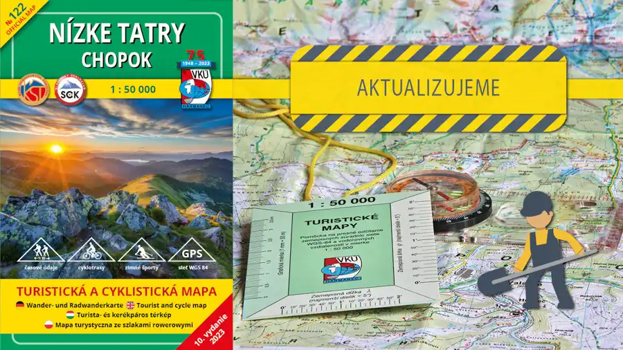 Mapa VKU Chopok Nízke Tatry