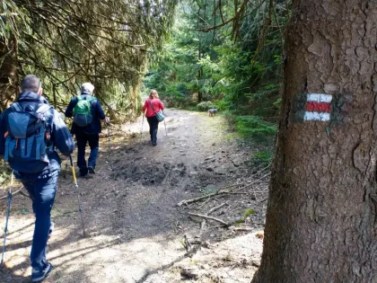 Jarný turistický prechod hrebeňom Javorníkov