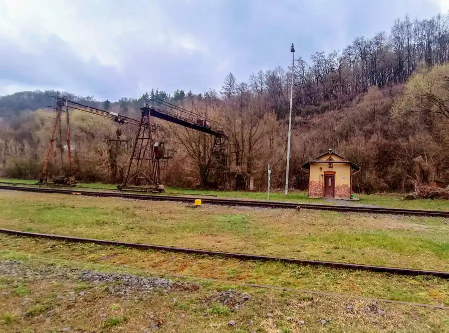 Začiatok trasy za železničnej stanici