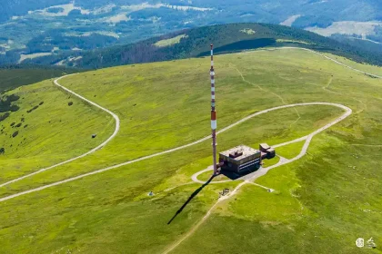 Kráľova Hoľa CBS Slovensko z neba