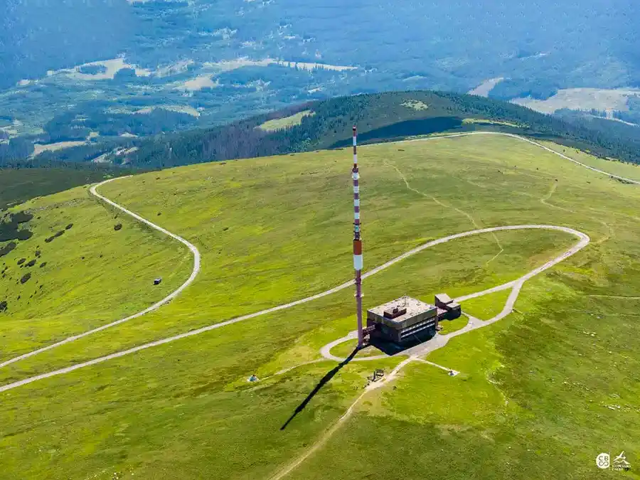 Kráľova Hoľa CBS Slovensko z neba