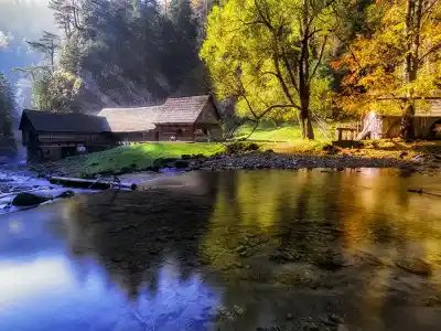Kvačianska Prosiecka dolina Liptov turistické trasy cyklotrasy