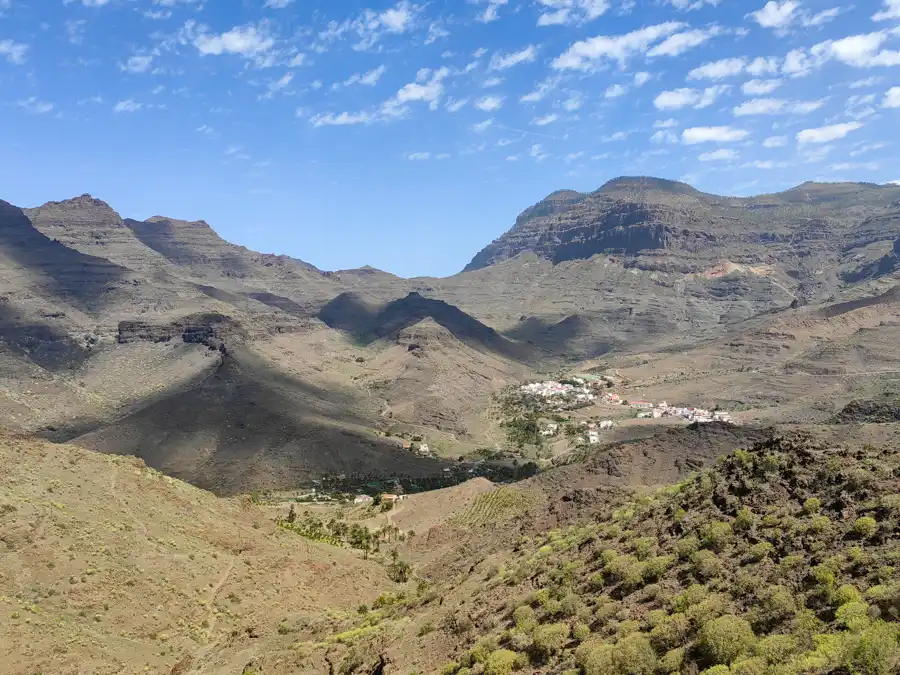 Cruz de Mogán trail panoráma trailu