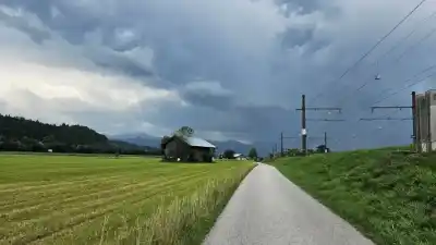 Búrka nad Kuffsteinom