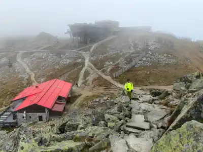 Pohľad na stanicu lanoviek Chopok