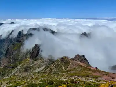 Zostup na Pico Erreiro