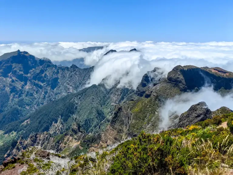 Prelievajúce sa oblaky nad Pico des Torres