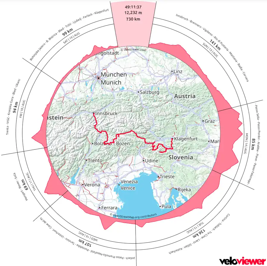 299 serpentín mapa trasy
